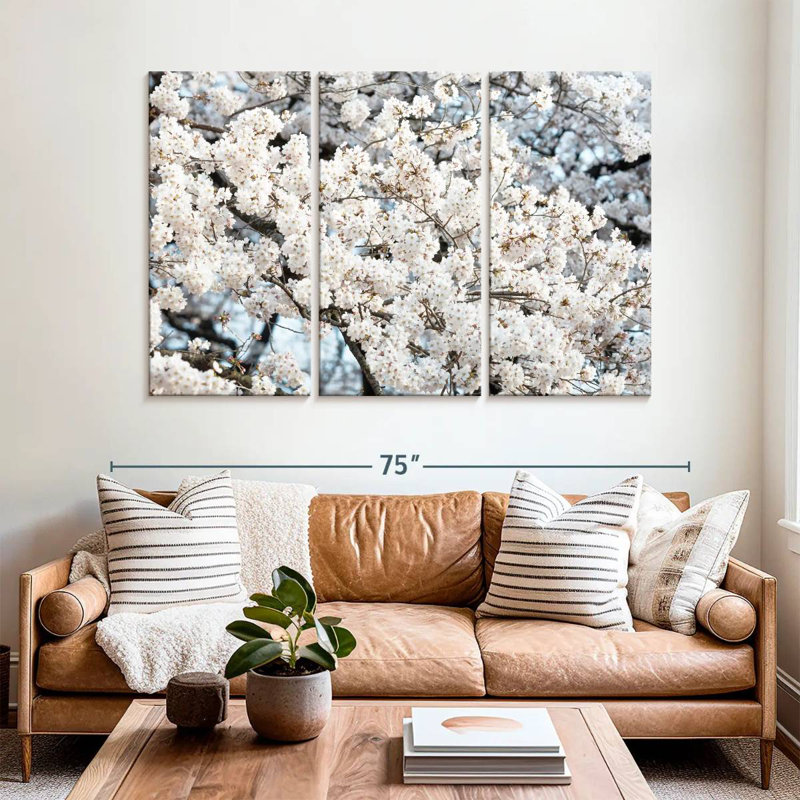 Harnek Sakura Cherry Blossoms II, 42" H x 65" W
