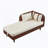 Storage Chaise Lounge With Soft Pillows