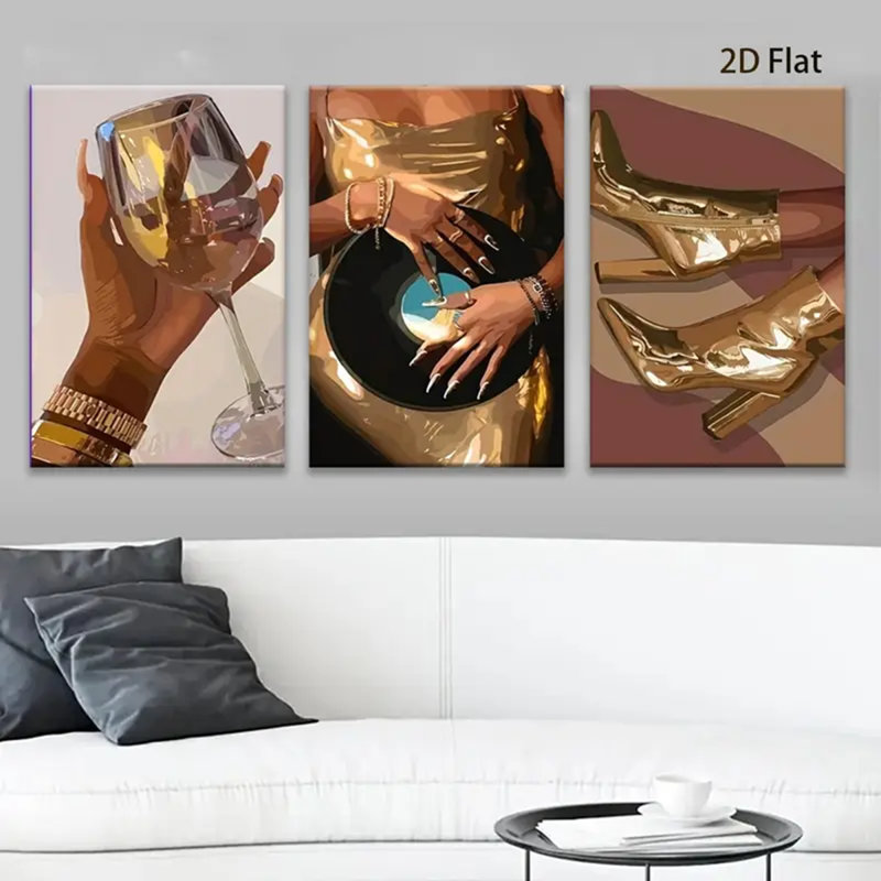 3 Piece Wrapped Canvas Print