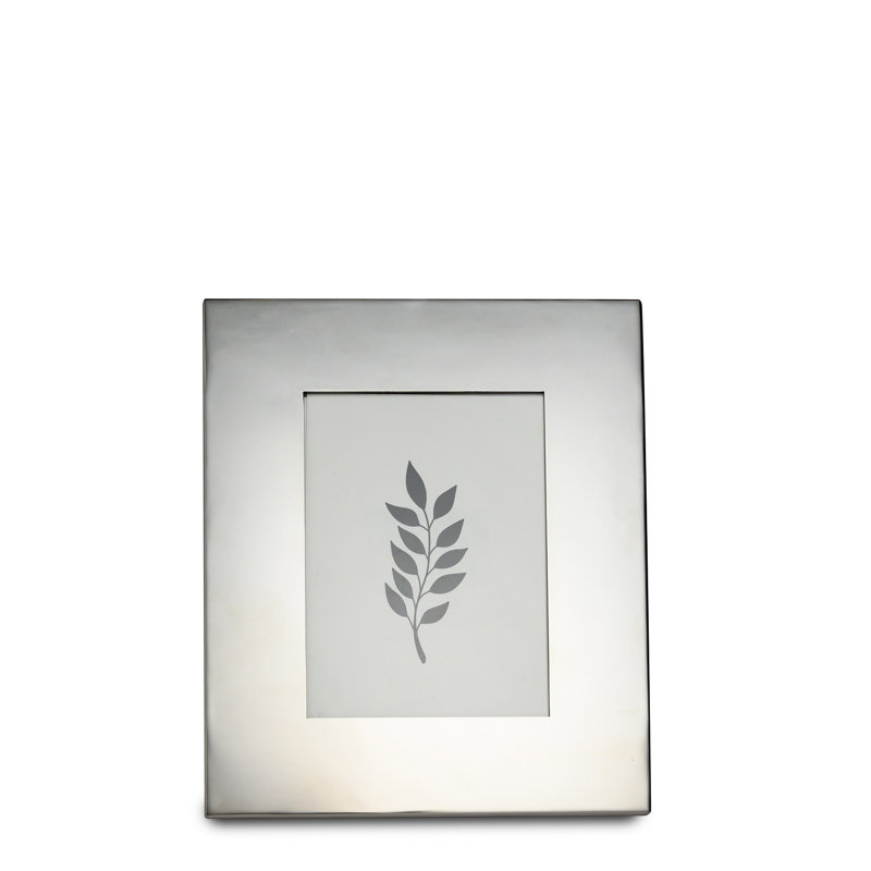 Cadre photo en acier inoxydable doré 4 x 6, Argent argent, 4 po x 6 po
