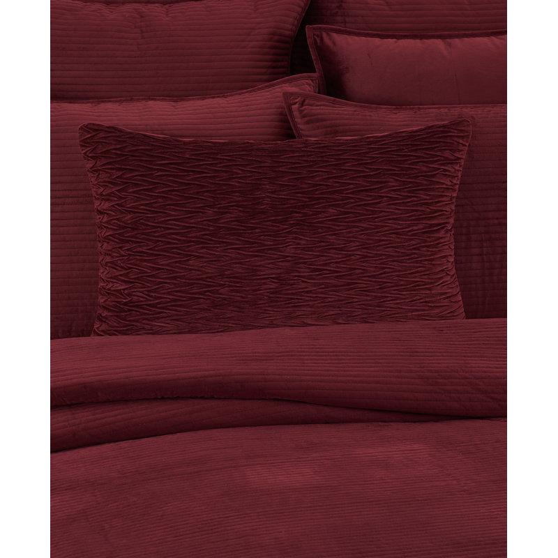 Housse de coussin décoratif lombaire Townsend, Rouge