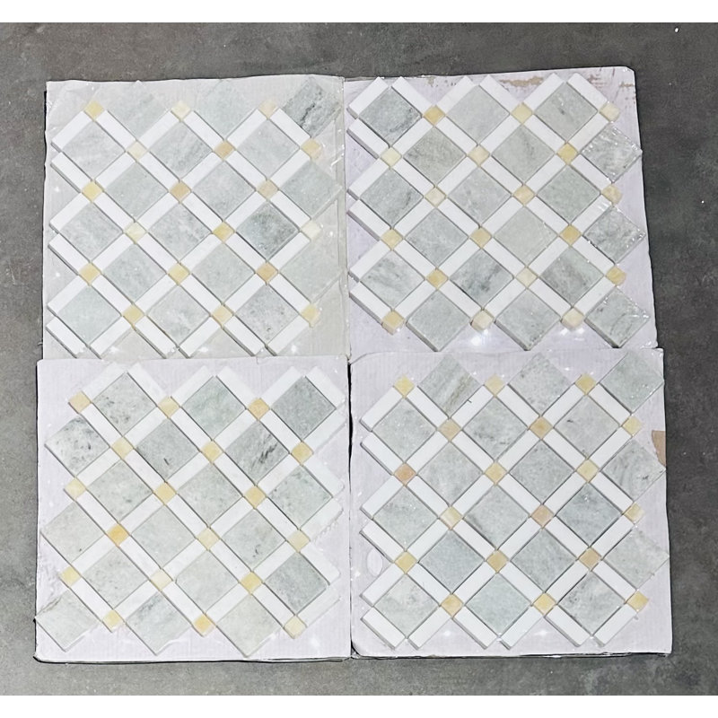 Carreau de mosaïque de marbre et de diamant Premium