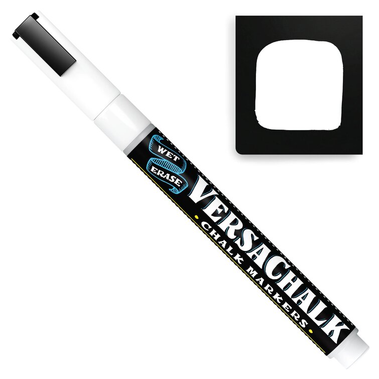 VersaChalk Chalkboard Chalk Markers - 1 White Liquid Chalk Pen