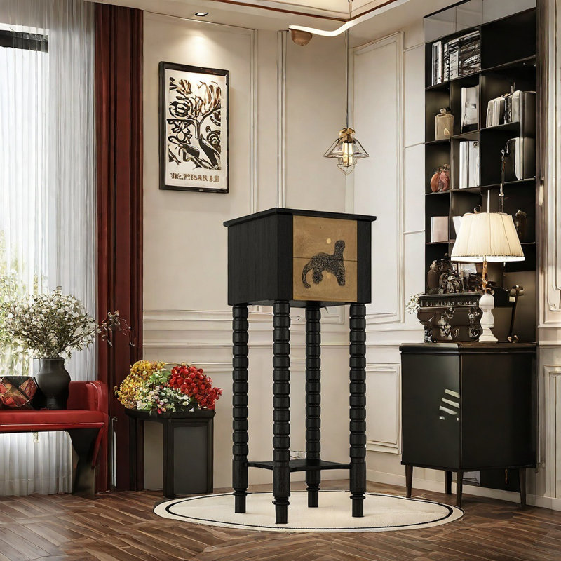 Buffet décoratif rétro français