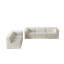 Canapé modulaire modulaire en L Chenille de 106 po x 106 po Modern-1661842957