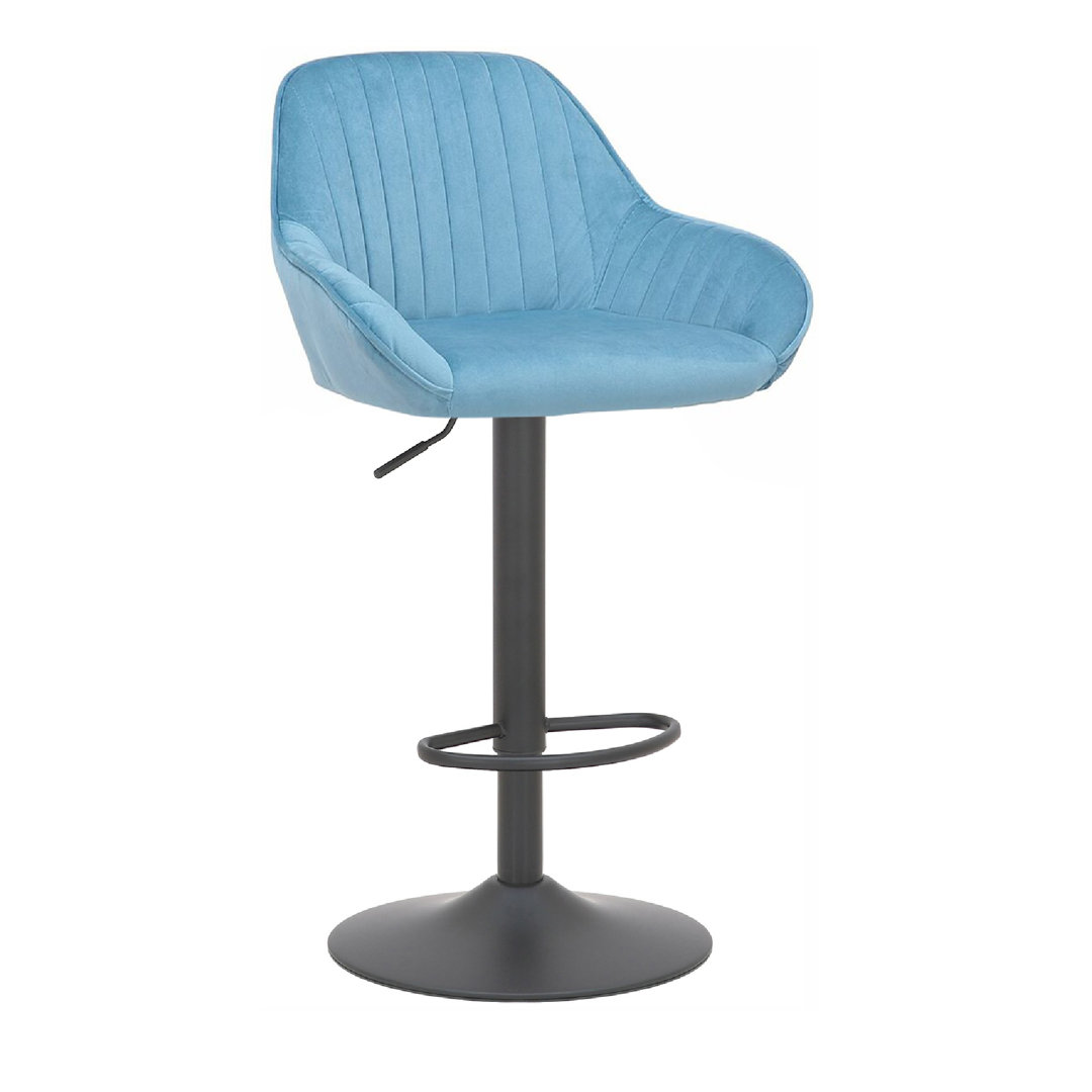 Kenery Swivel Upholstered Adjustable Height Counter Stool with Metal Frame