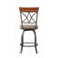 Tabouret de comptoir pivotant rembourré 25 po Jefferson-64273548-69331267