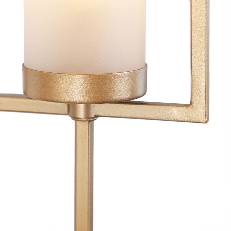 Lustre géométrique unique à 4 lumières
