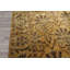 Tapis transitionnel brun en laine noué à la main 7 pi 11 po x 9 pi 9 po Oushak