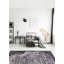 Tapis noir à transition de couleur 8 pi 9 po x 11 pi 11 po