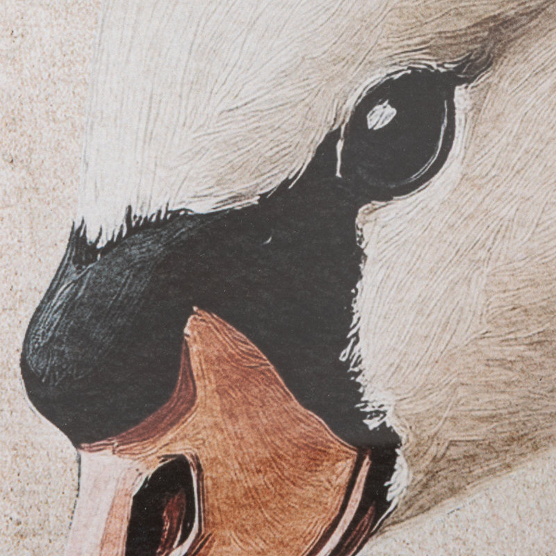 Wood Framed Swan Wall Decor
