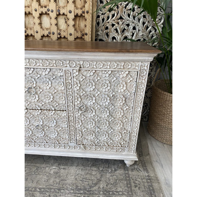 Amritha 148cm Solid Wood Sideboard