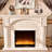 Solid Wood Electric Fireplace-2084817730