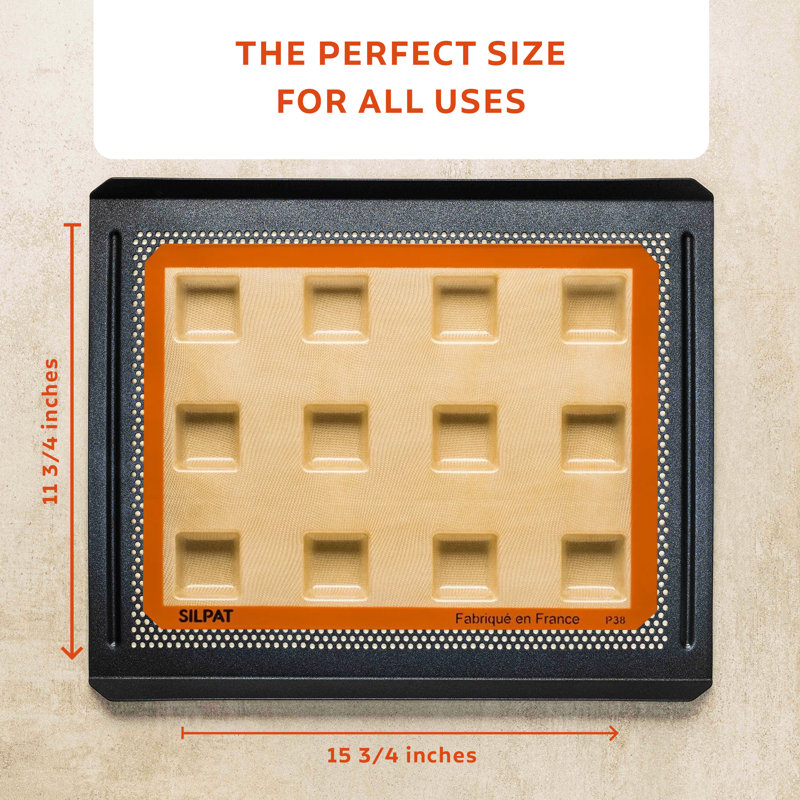 Silpat Silicone Non-Stick Rectangle Cakelet Pan