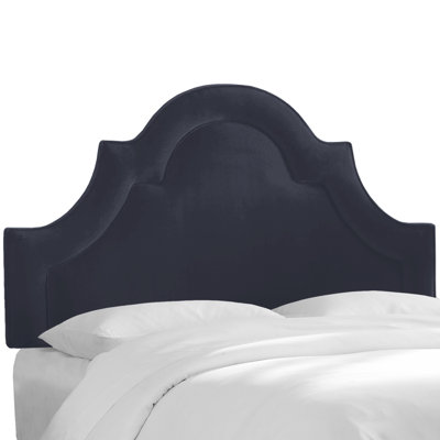 Tête de lit tapissier en velours Aurella