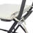 3 Pieces Patio Bistro Balcony Metail Chair Table Set-Gray-1268060819