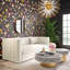 Canapé en velours crème Tov Furniture Callie-427527754