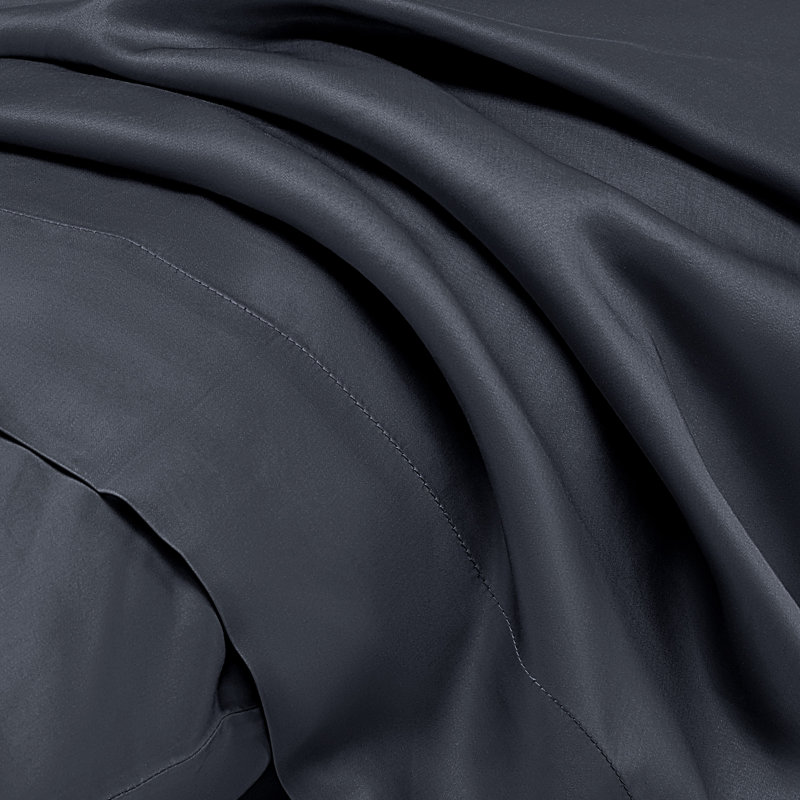 Sateen - Set of 2, Queen, Dark Gray