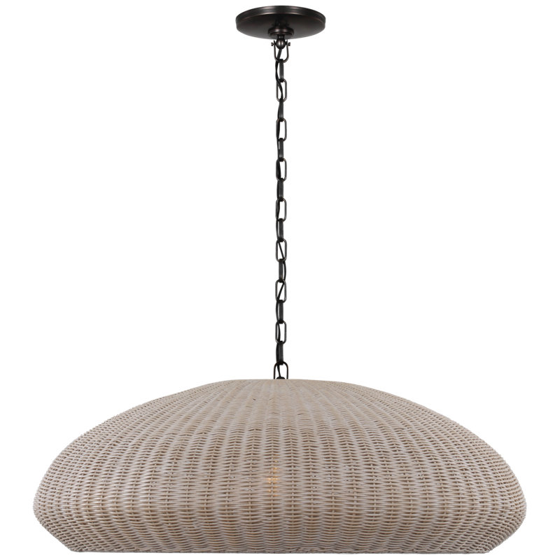 Kokomo Pendant by Chapman & Myers, Bronze, 12.75" H x 32" W x 32" D, Ash