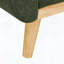 Causeuse capitonnée de style Mid-Century avec pieds en bois massif-1181651508-1181651510