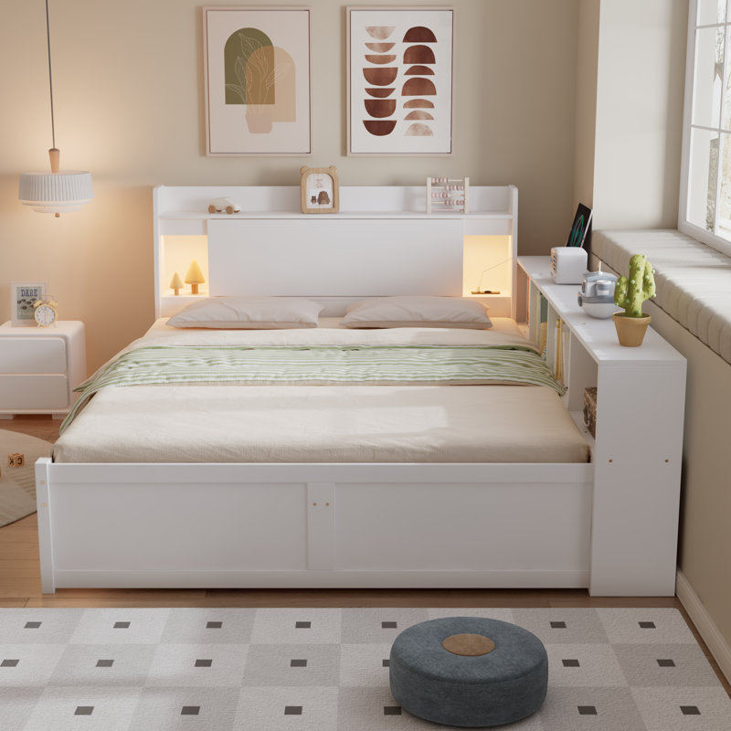 Solid Wood Bed