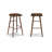 Malone 7-Piece Industrial Dining Set · Trestle Table & 6 Stools-518661308