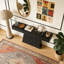 Table d'entrée avec table trapézoïdale Farmhouse Console