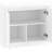 Griffin 62" Modern 6-Shelf Sideboard in White-116172299