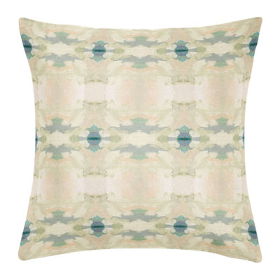Coral Bay Pale Blue 22x22 Throw Pillow