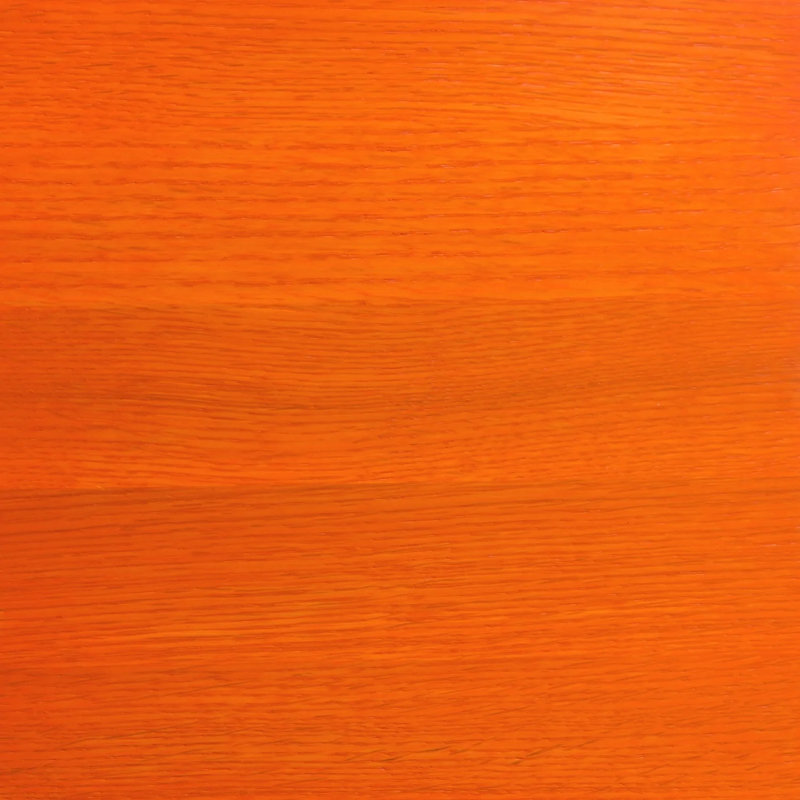 Ai Solid Wood Bench, Orange