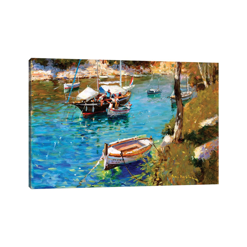 Taking On Supplies - Cala Figuera 1 Piece Wrapped Canvas Wall Art, 152.5 cm H x 101.5 cm W