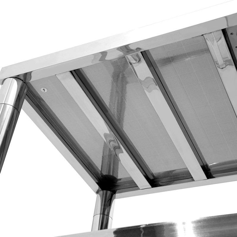 Ensemble d'évier de cuisine et table de préparation Stainles