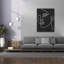«About Face 2 BW» par Moira Hershey, art mural sur toile-1950624454