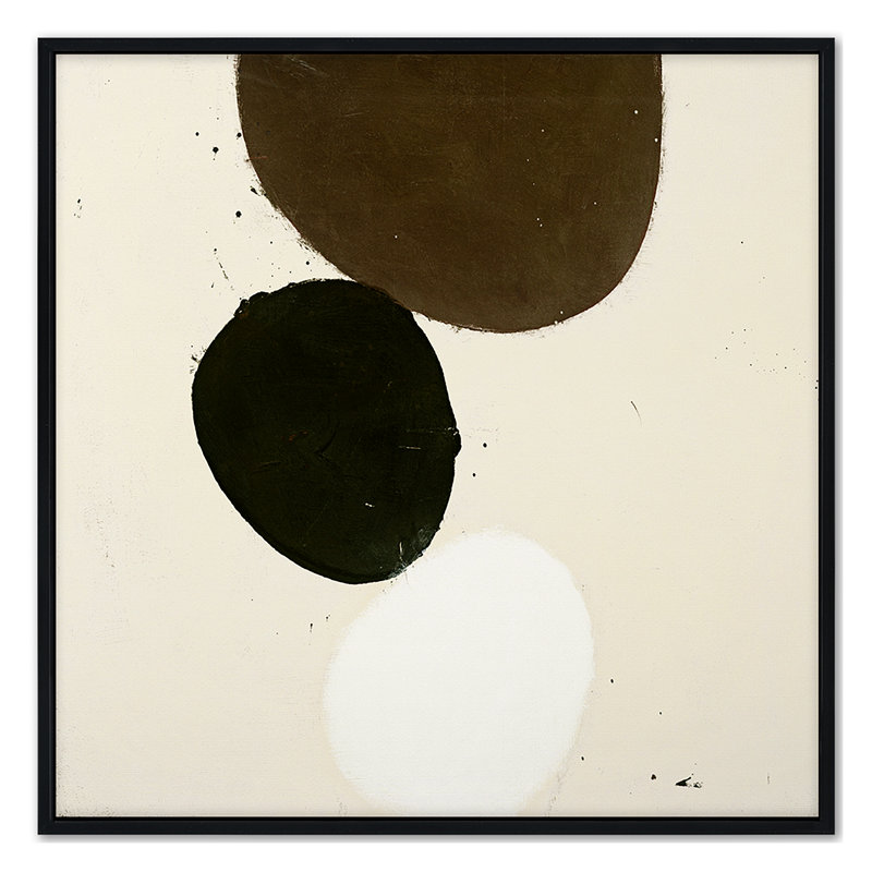 «Summer 2022 Simple 1» par JB Hall, Cadre flottant noir