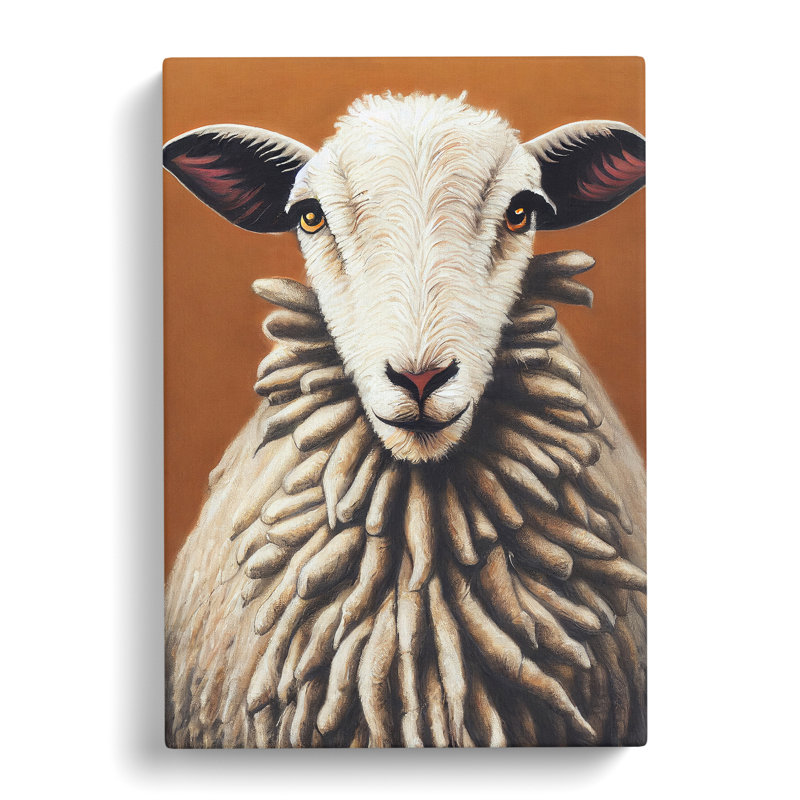 Sheep Vol.2 - Wrapped Canvas Print, 60cm H x 40cm W x 3cm D