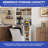 Baker's Rack with Trash Can Bin Cabinet and Charge Station-1113160944