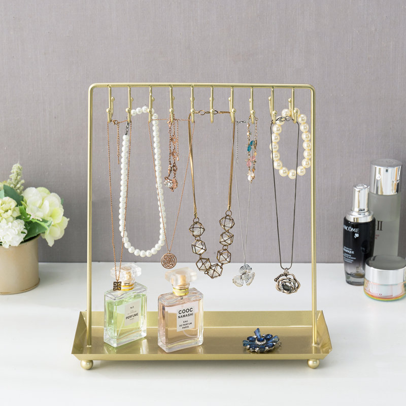 Gold Necklace Display Jewellery Stand
