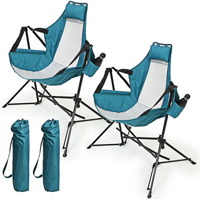 Ensemble de 2 chaises berçantes hamac