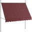 Auvent de terrasse rétractable en polyester Outsunny D-96548093-96548094