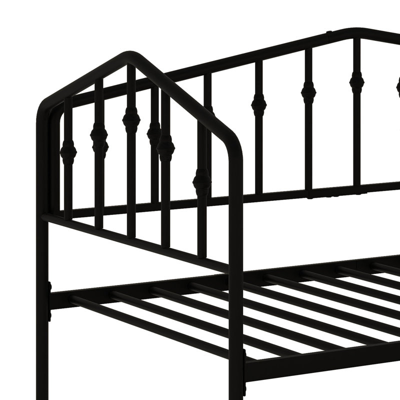 Le lit de jour avec tiroirs de rangement offre une installation simple et un style polyvalent, Black