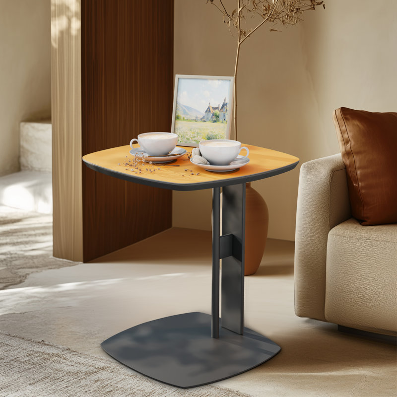Annalily Frame End Table, Orange