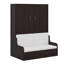 Grand lit escamotable mural avec coussin-112715781