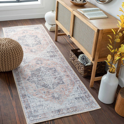 Tapis beige / gris anthracite lavable à la machine Glendale Heights