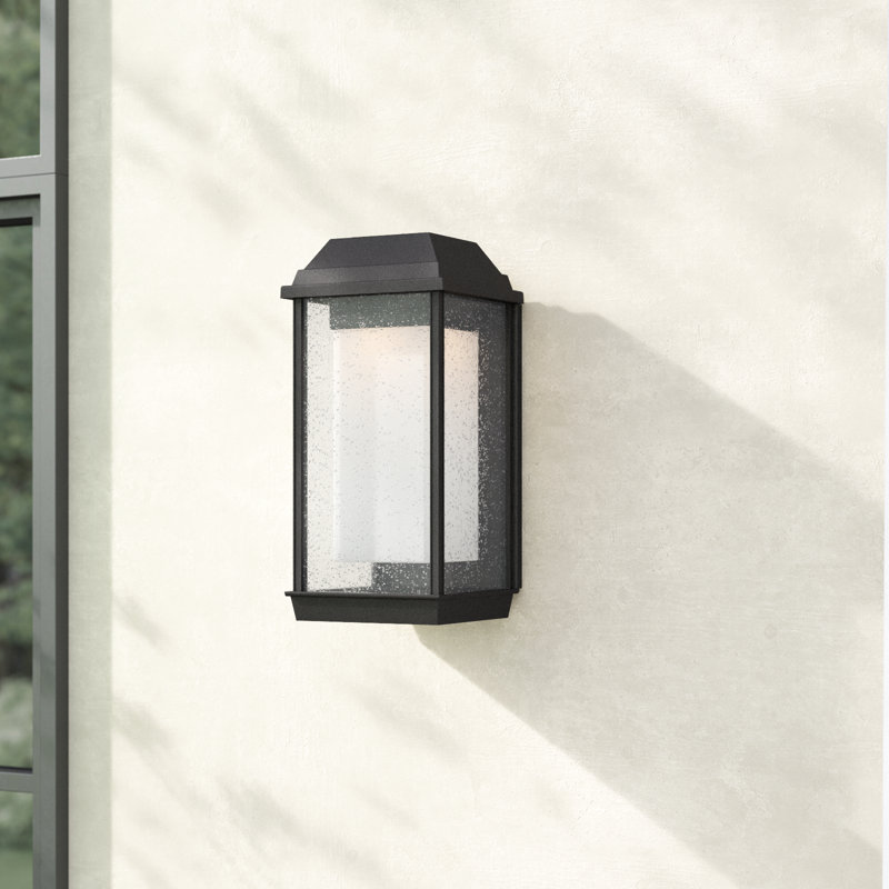 McHenry Large LED Lantern from , 17.75" H x 8.25" W x 8" D