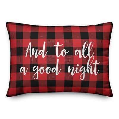  Coussin and and to all a Good Night in Buffalo