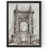 Toile avec encadrement ébène