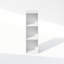Organisateur de rangement à 3 niveaux Juel, organisateur de placard, rangement de placard à tablettes ouvertes, pour garde-robe, chambre à coucher, salon, largeur de 10 pouces, blanc-108207249