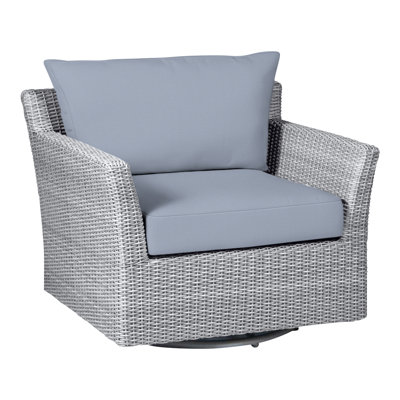 Fauteuil oscillant tissé Club - Huître