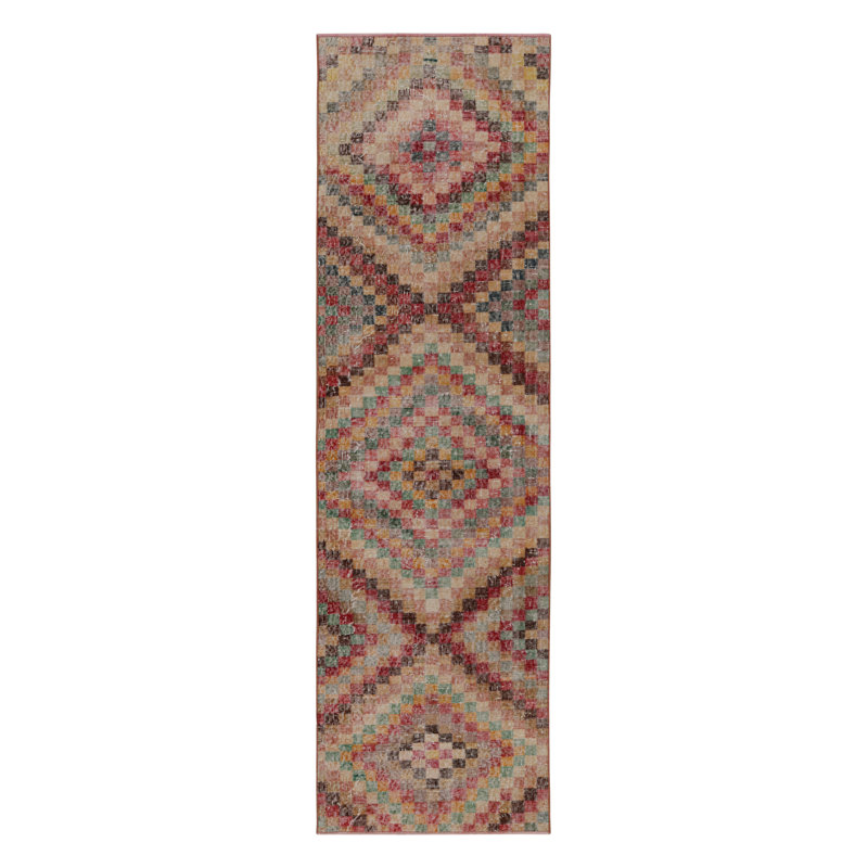 One-of-a-Kind 2'4"x7'10" Hand Knotted Area Rug