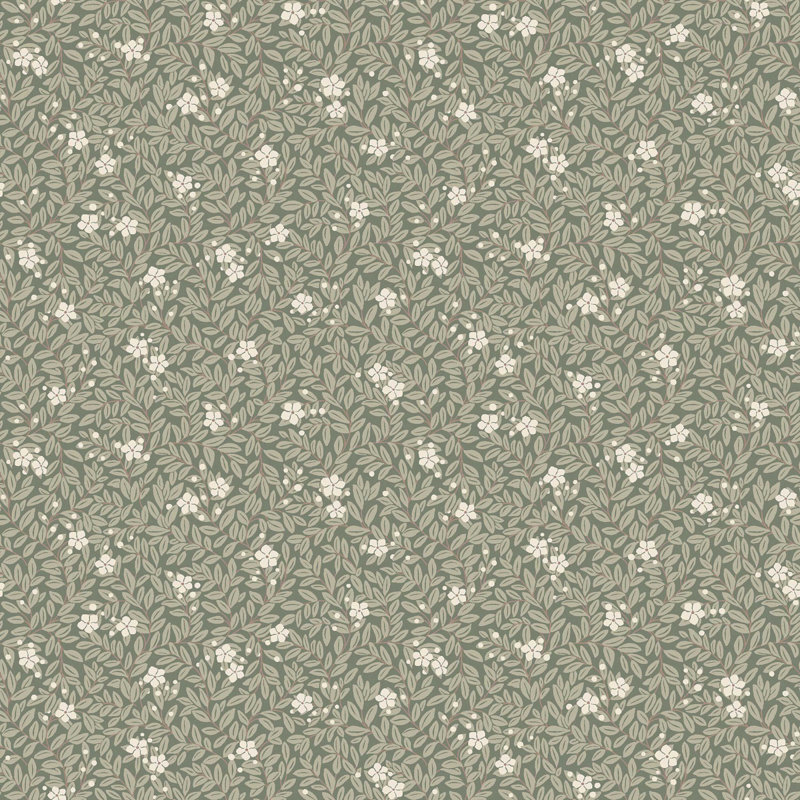 Boråstapeter Myrten Wallpaper, Sage